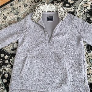 Abercrombie fleece quarter zip
